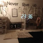 3D LED Digital Clock Wall Decoration Glow Night Mode Decoration for Bedroom Adjustable Electronic Watch Room Decor Aesthetics