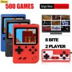 8-Bit Video Game Console 3.0 Inch LCD Retro Portable Mini Game Player Built-in 500 games AV Handheld Game Console For Kids Gift