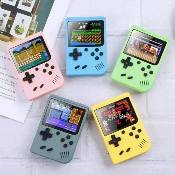 8-Bit Video Game Console 3.0 Inch LCD Retro Portable Mini Game Player Built-in 500 games AV Handheld Game Console For Kids Gift