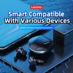 Choice Lenovo GM2 Pro TWS Wireless Headphones Earphone Bluetooth-compatible 5.3 Waterproof Headset with Mic for Xiaomi iPhone