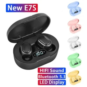E7S TWS Wireless Headphones Bluetooth Earphone Control Sport Headset Waterproof Microphone Music Earphone Work On All Smartphone