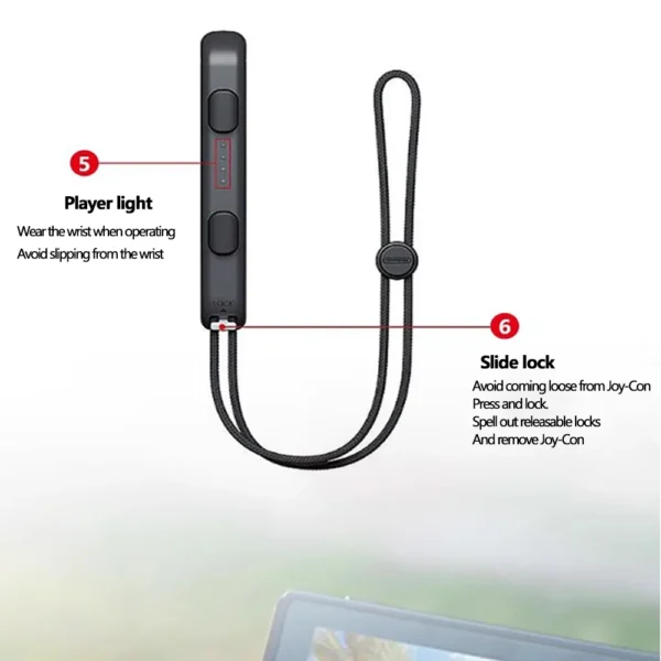 For Switch & OLED Gamepad Controller Hand Joy-con Wrist Strap Laptop Video Games Accessories
