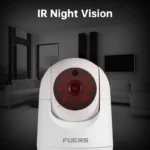 Fuers 5MP WiFi Camera Tuya Smart Home Indoor Wireless IP Surveillance Camera AI Detect Automatic Tracking Security Baby Monitor