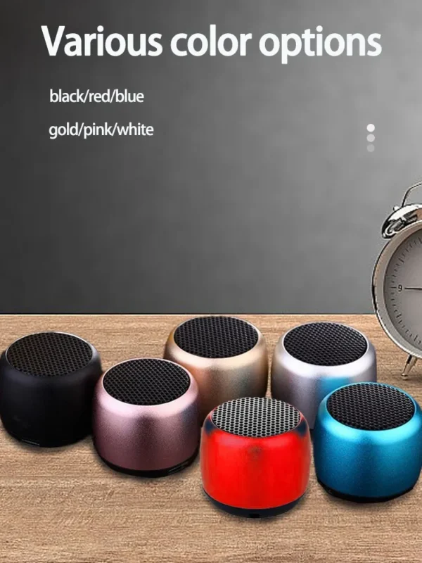 M1 Portable Bluetooth Haut-Parleur Musique Stéréo Surround Mini USB Extérieur Subwoofer Haut-Parleur Lecteur Audio Haut-Parleur