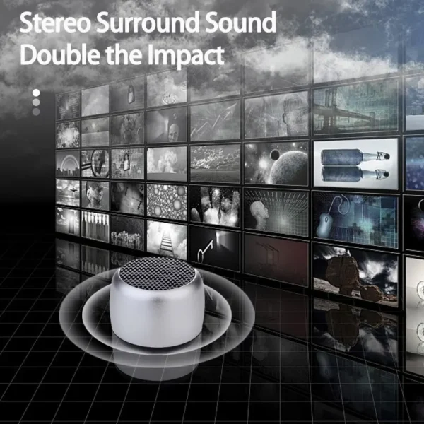 M1 Portable Bluetooth Haut-Parleur Musique Stéréo Surround Mini USB Extérieur Subwoofer Haut-Parleur Lecteur Audio Haut-Parleur