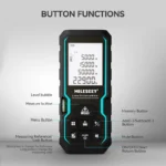 MILESEEY S6 Laser Tape Measure 40M 60M 80M 100M Laser Rangefinder IP54 Electronic Ruler Useful Measurement Tool