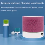 New Mini Portable Car Audio A9 Dazzling Crack LED Wireless Bluetooth 4.1 Subwoofer Speaker TF Card