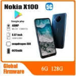 Nokia X100 5G SmartPhone CPU Qualcomm Snapdragon 480 Battery capacity 4470mAh 48MP Camera Full Screen used phone