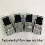 Original Finland Made N95 Mobile Cell Phone CellPhone Arabic Russian Hebrew Keyboard for Option. Old Symbian Smartphone Unlocked
