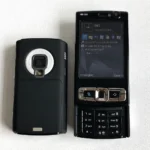 Original N95 8GB Mobile Cell Phone 3G 5MP Wifi GPS 2.8''Screen Unlocked Smartphone Russian Hebrew Arabic Keyboard. Made on 2007