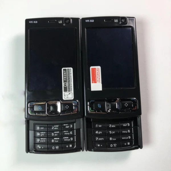 Original N95 8GB Mobile Cell Phone 3G 5MP Wifi GPS 2.8''Screen Unlocked Smartphone Russian Hebrew Arabic Keyboard. Made on 2007