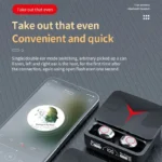 Original TWS M90 Wireless Headphones Gaming Earphone Bluetooth 5.3 Sport Earbuds with Mic Wireless Headset For iPhone Xiaomi