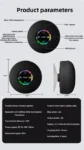 Portable Waterproof Bluetooth Shower Speaker with Suction Cup and LED Lights 3D Surround Stereo subwoofer