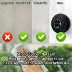 Portable Wireless Bluetooth Speaker LED IPX4 Waterproof Loudspeaker Outdoor Bathroom Large Suction Cup Mini Stereo Sound Box