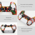 Protective Cover Skin for Playstation 5 Controller Anti-slip Silicone Case for PS5 Slim Gamepad Cover Thumb Grips Accessories
